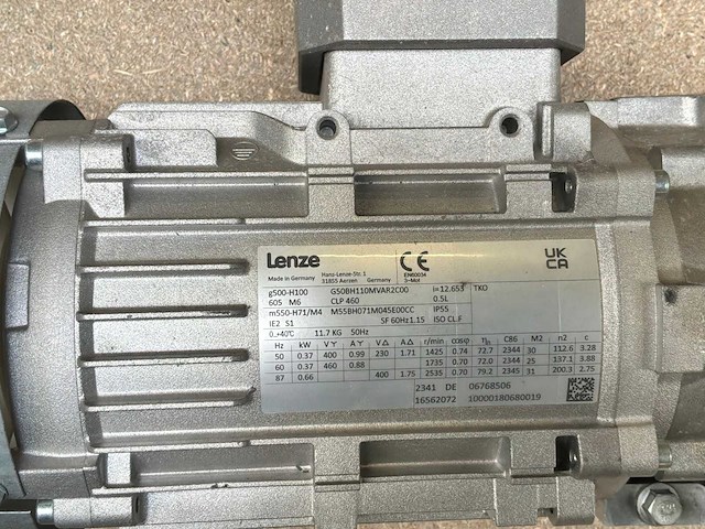 Lenze g500-h100 motorreductor (2x) - afbeelding 8 van  8