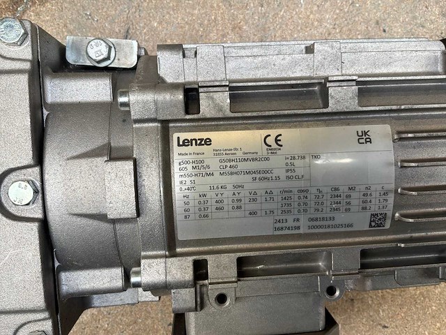 Lenze g500-h100 motorreductor (2x) - afbeelding 7 van  8