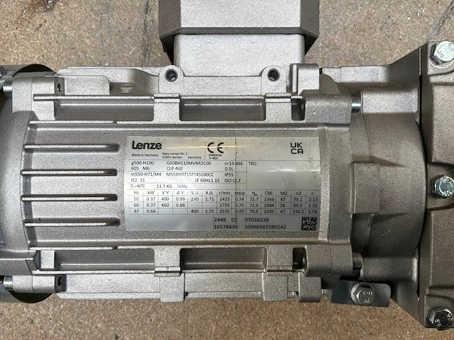 Lenze g500-h100 motorreductor (2x) - afbeelding 8 van  8