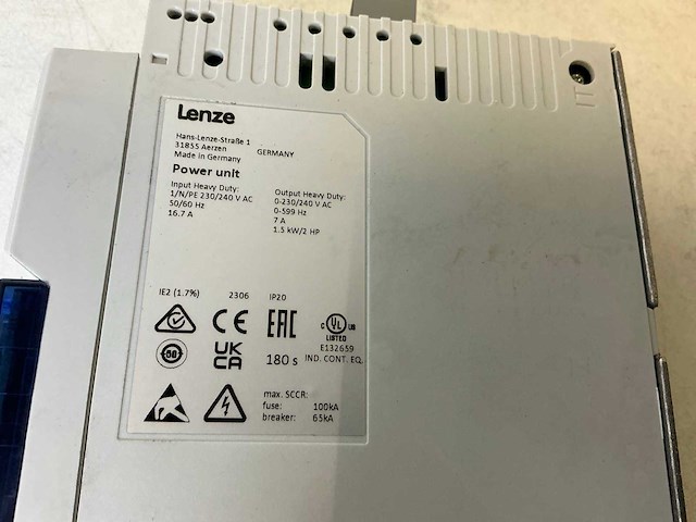 Lenze i510 frequentieregelaar (2x) - afbeelding 5 van  6