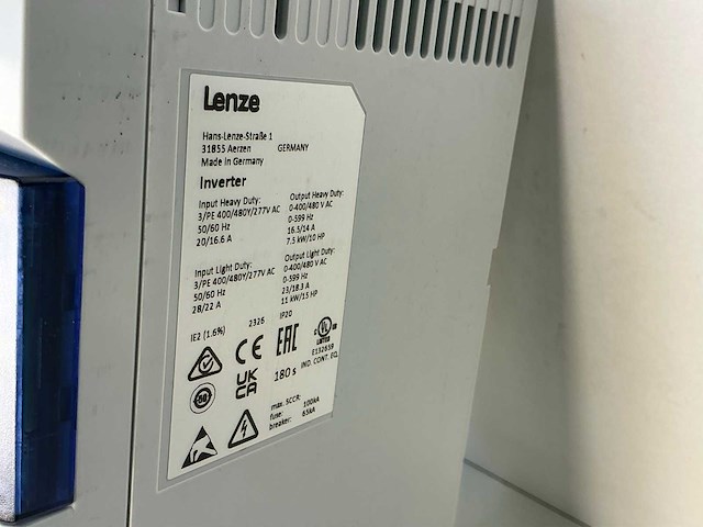Lenze i510 i51be275f10v10000s frequentieregelaar - afbeelding 6 van  8