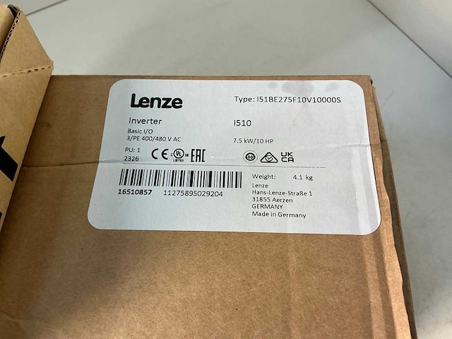 Lenze i510 i51be275f10v10000s frequentieregelaar - afbeelding 8 van  8