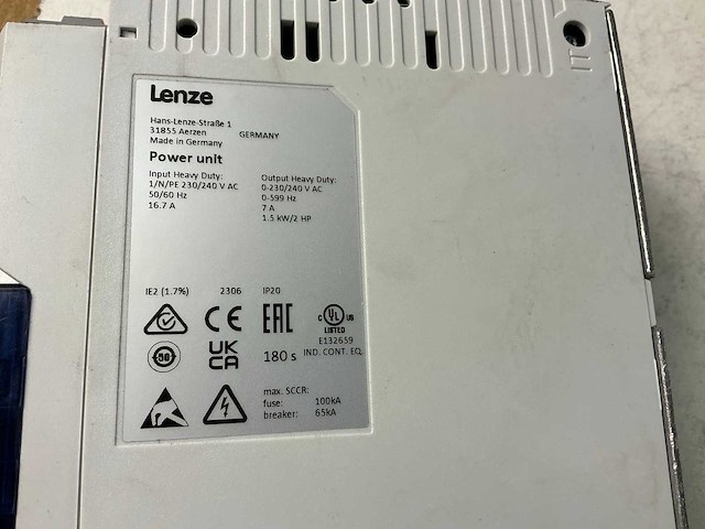 Lenze i550 frequentieregelaar (2x) - afbeelding 4 van  4