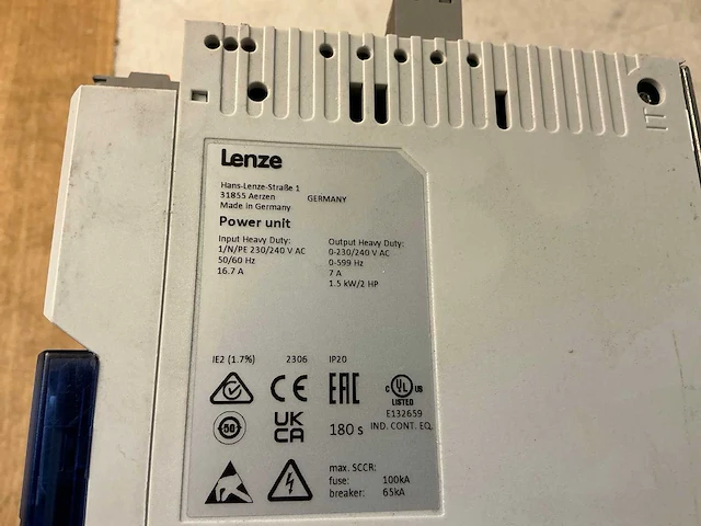Lenze i550 frequentieregelaar (4x) - afbeelding 7 van  8