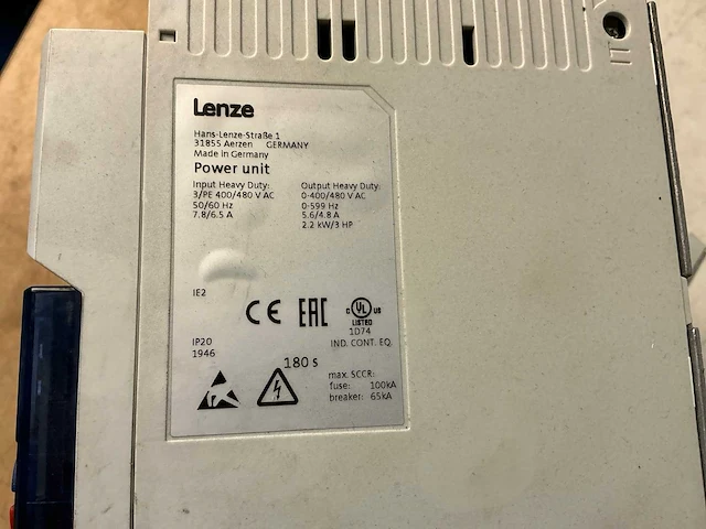 Lenze i550 frequentieregelaar (4x) - afbeelding 2 van  10
