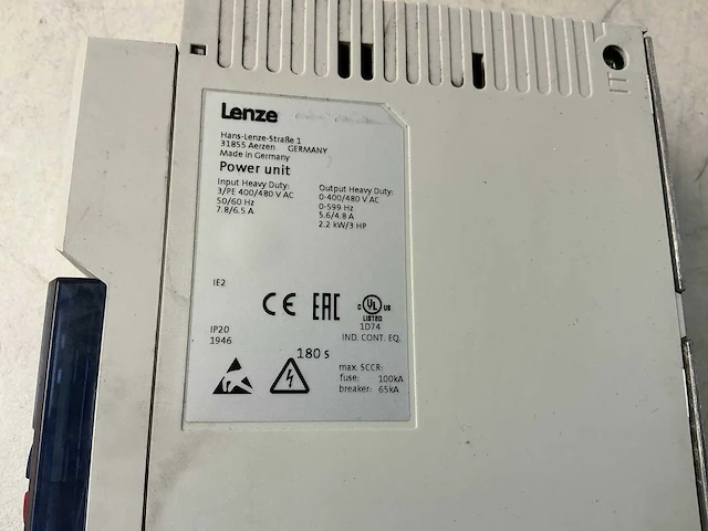 Lenze i550 frequentieregelaar (4x) - afbeelding 8 van  10