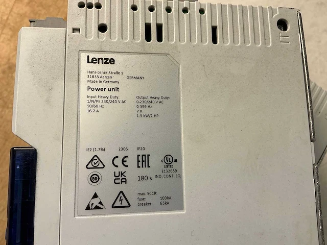 Lenze i550 frequentieregelaar (4x) - afbeelding 10 van  10