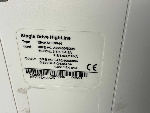 Lenze l-force e94ashe0044 single drive highline frequentieregelaar - afbeelding 9 van  10