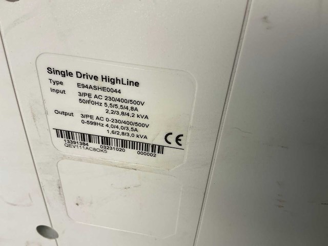 Lenze l-force e94ashe0044 single drive highline frequentieregelaar - afbeelding 6 van  6