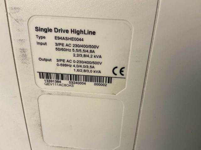 Lenze l-force e94ashe0044 single drive highline frequentieregelaar - afbeelding 7 van  7