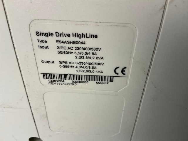 Lenze l-force e94ashe0044 single drive highline frequentieregelaar - afbeelding 6 van  6