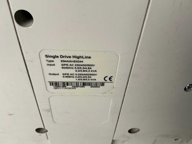 Lenze l-force e94ashe0044 single drive highline frequentieregelaar - afbeelding 5 van  7