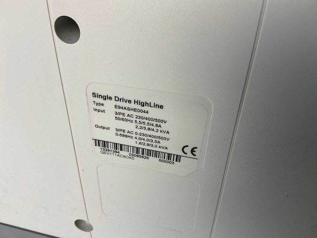Lenze l-force e94ashe0044 single drive highline frequentieregelaar - afbeelding 7 van  9