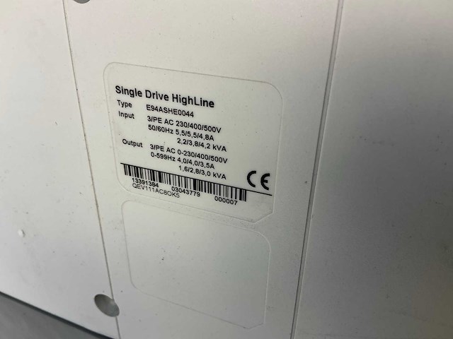 Lenze l-force e94ashe0044 single drive highline frequentieregelaar - afbeelding 6 van  8