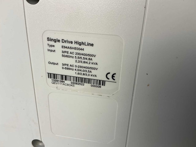 Lenze l-force e94ashe0044 single drive highline frequentieregelaar - afbeelding 6 van  8