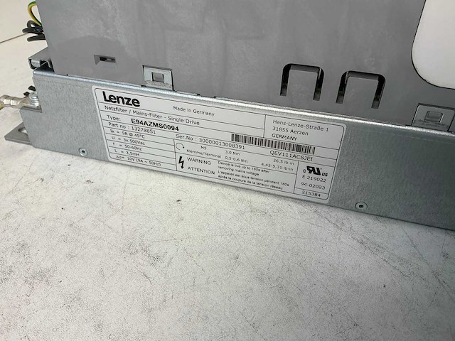 Lenze l-force e94ashe0044 single drive highline frequentieregelaar - afbeelding 9 van  10