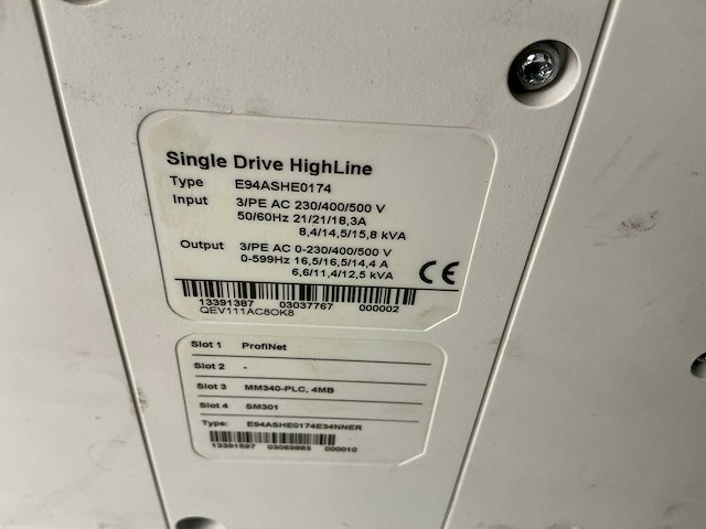 Lenze l-force e94ashe0174 single drive highline frequentieregelaar - afbeelding 7 van  7
