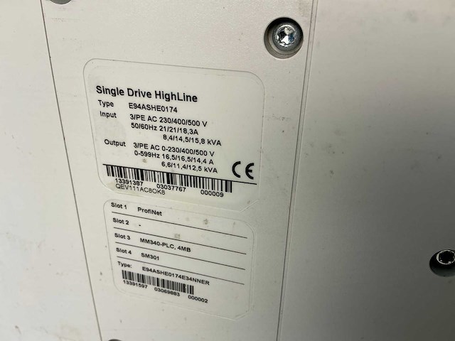 Lenze l-force e94ashe0174 single drive highline frequentieregelaar - afbeelding 6 van  6