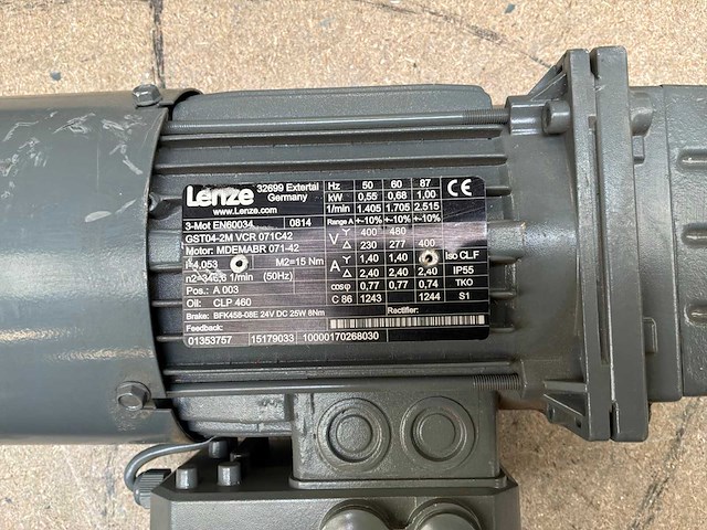 Lenze mdemabr 071-42 motorreductor (2x) - afbeelding 7 van  8