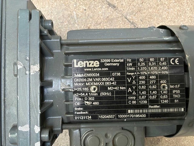 Lenze mdemaxx motorreductor (2x) - afbeelding 8 van  8