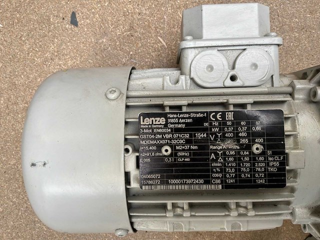 Lenze mdemaxx071-32c0c motorreductor (2x) - afbeelding 8 van  8