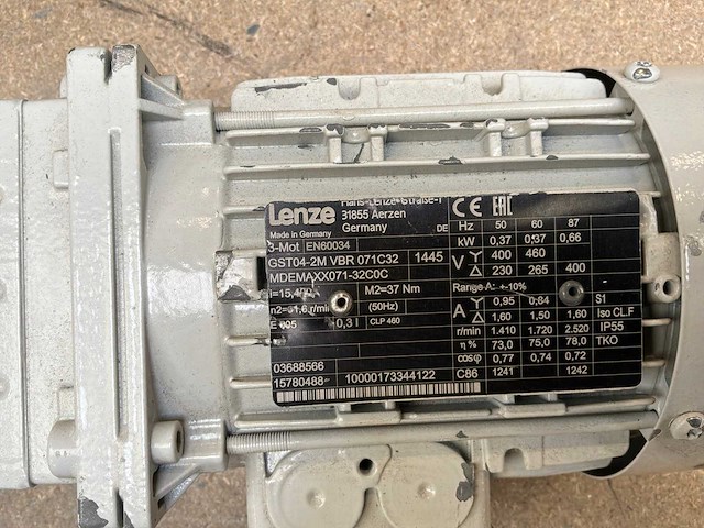 Lenze mdemaxx071-32c0c motorreductor (2x) - afbeelding 8 van  8