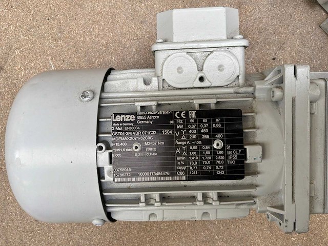 Lenze mdemaxx071-32c0c motorreductor (2x) - afbeelding 3 van  3