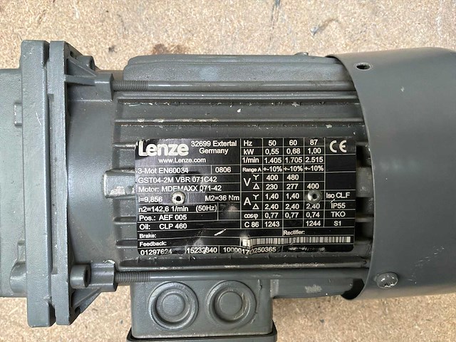Lenze mdemaxx071-42 motorreductor (2x) - afbeelding 7 van  7