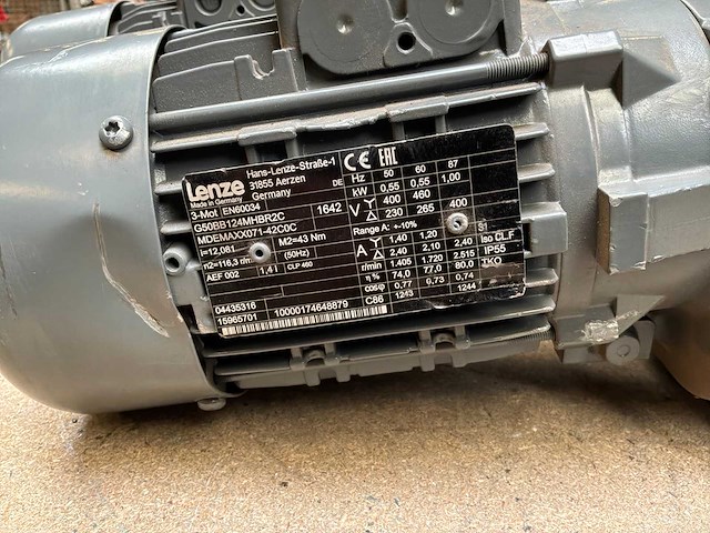 Lenze mdemaxx071-42c0c motorreductor (2x) - afbeelding 10 van  10