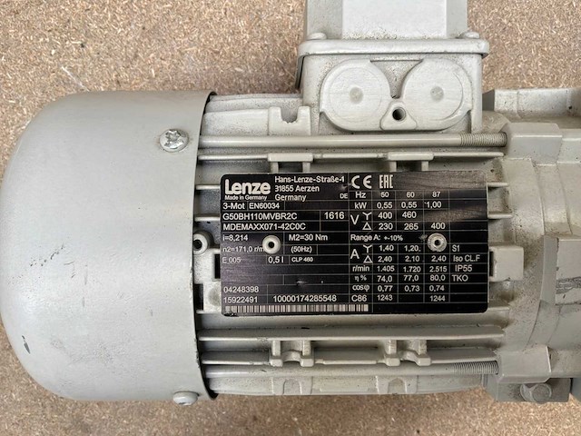 Lenze mdemaxx071 motorreductor (2x) - afbeelding 8 van  8