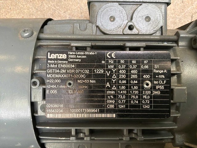 Lenze mdemaxx071 motorreductor (2x) - afbeelding 2 van  10