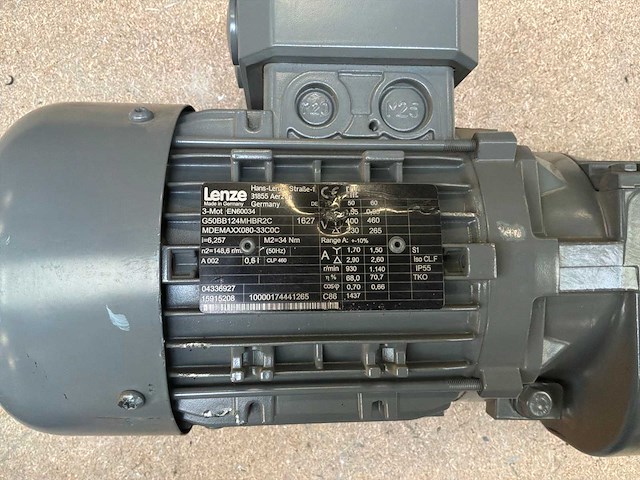 Lenze mdemaxx080-33c0c motorreductor (2x) - afbeelding 3 van  11