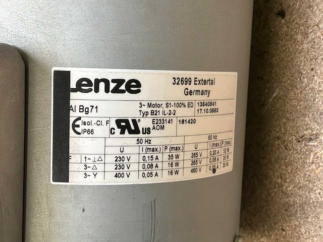 Lenze mdfmaxx071-42c0c motorreductor (2x) - afbeelding 3 van  13