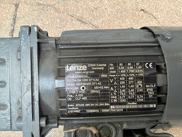 Lenze motorreductor (2x) - afbeelding 3 van  11