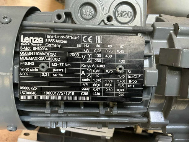 Lenze reductiemotor (12x) - afbeelding 8 van  8