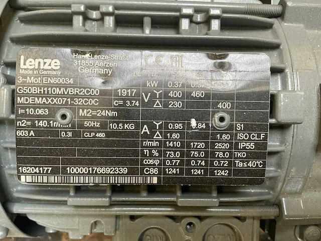 Lenze reductiemotor (13x) - afbeelding 4 van  9