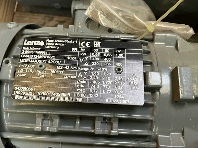 Lenze reductiemotor (9x) - afbeelding 4 van  7