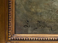 Léon de meuter brunin (1861-1949), marine, oil on canvas, 35.5 x 45.5 cm. (13.98 x 17.91 in.), frame: 51 x 62 cm. (20.07 x 24.41 in.) - afbeelding 4 van  5