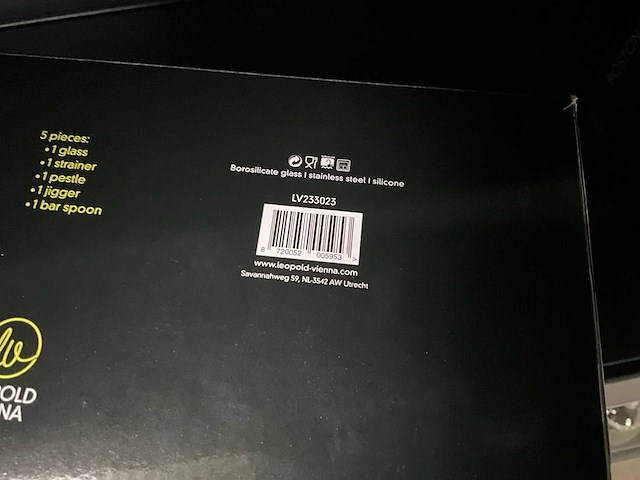 Leopold vienna cocktail mix/shaker set (3x) - afbeelding 4 van  7