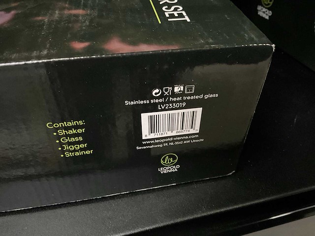 Leopold vienna cocktail mix/shaker set (3x) - afbeelding 7 van  7