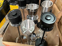 Leopold vienna diverse champagne/ijs koelers op standaard (8x) - afbeelding 3 van  7