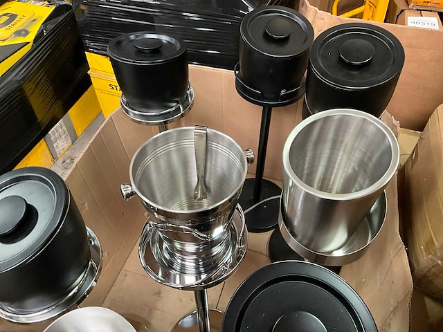 Leopold vienna diverse champagne/ijs koelers op standaard (8x) - afbeelding 4 van  7