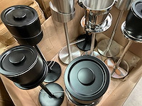 Leopold vienna diverse champagne/ijs koelers op standaard (8x) - afbeelding 5 van  7