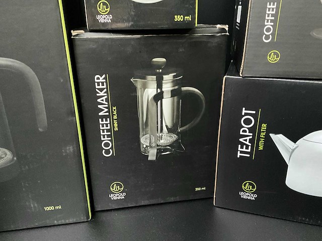 Leopold vienna koffie en thee keukengerei (9x) - afbeelding 5 van  9