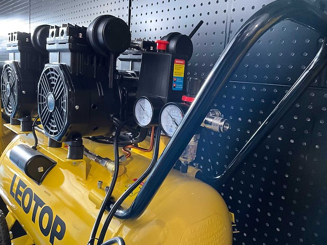 Leotop - 2026 - luchtcompressor low noise 50l - afbeelding 2 van  2