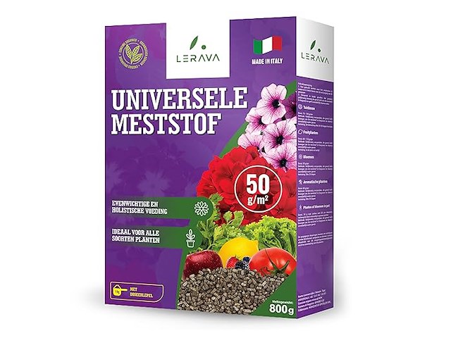 Lerava® universele meststof [biologisch] - 4x800g, 2 verpakkingen - afbeelding 1 van  6