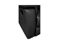 Leren relax hoekbank - zwart - afbeelding 4 van  6