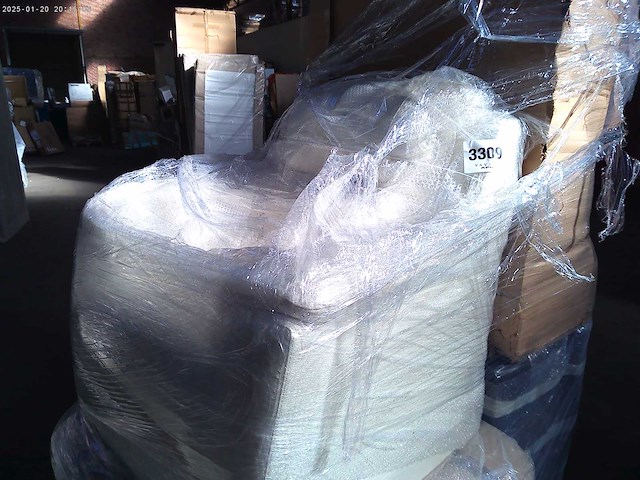 Leren relaxstoel - ivoorwit - afbeelding 4 van  4