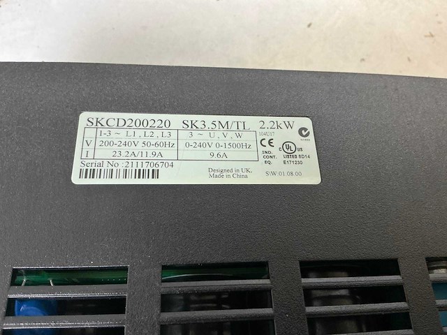 Leroy somer skcd200220 sk3.5m/tl frequentieregelaar (2x) - afbeelding 6 van  7