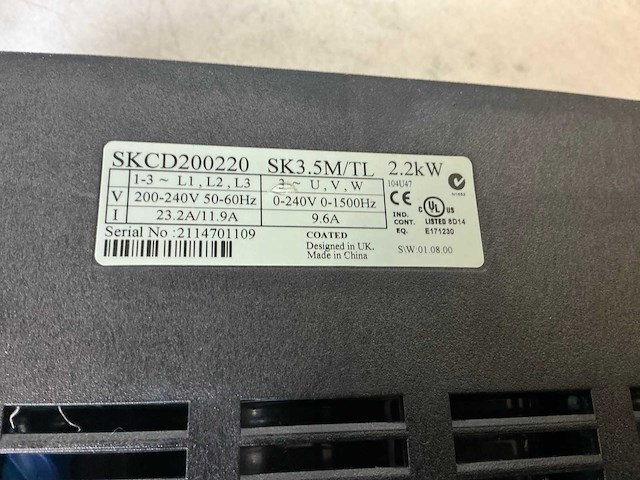 Leroy somer skcd200220 sk3.5m/tl frequentieregelaar (2x) - afbeelding 7 van  7